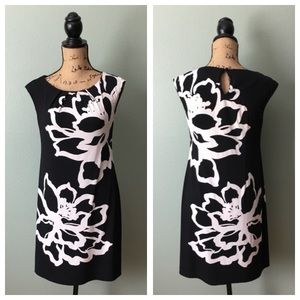 Studio by London Times size 4 black white dress!